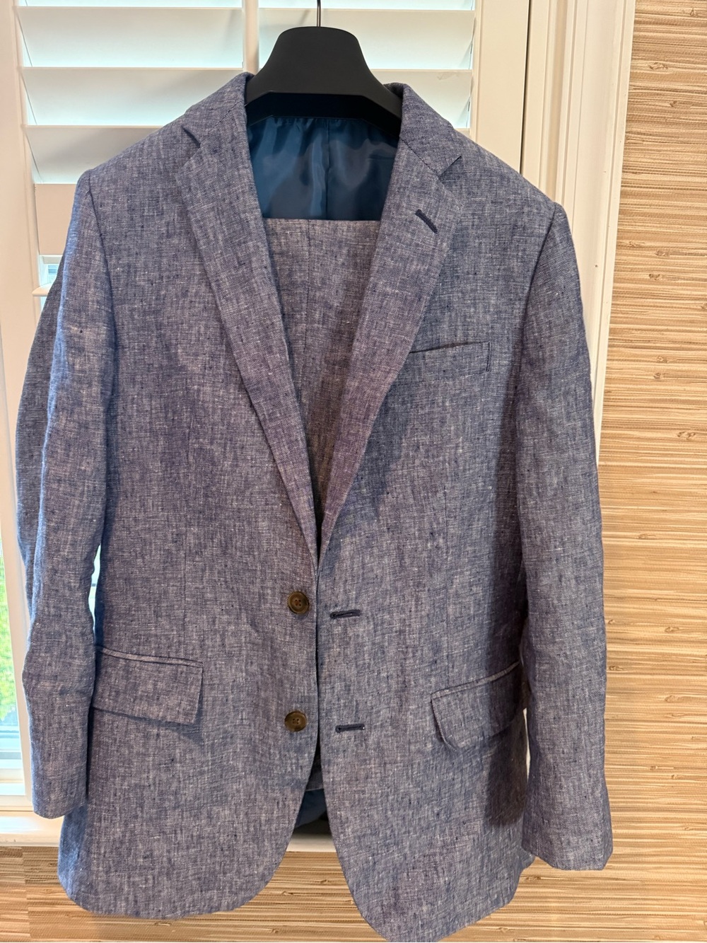 J. Crew Light Blue Linen Sport Coat